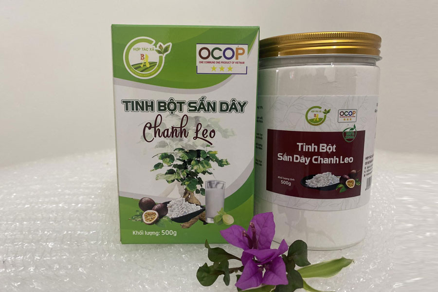 Tinh bột sắn d&acirc;y chanh leo