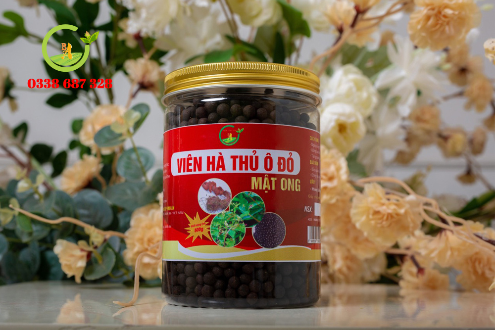 Vi&ecirc;n h&agrave; thủ &ocirc; đỏ - mật ong