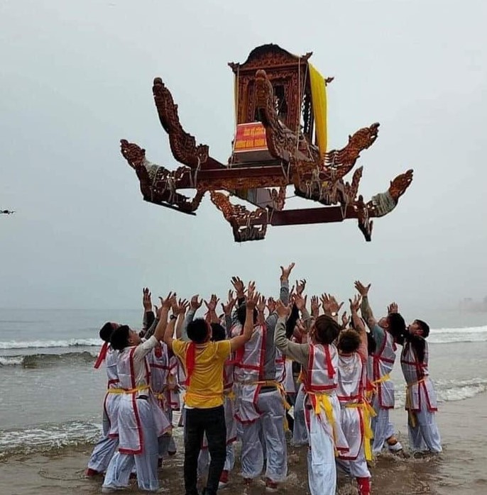 Mời bạn về với Ho&agrave;ng Mai, đến với lễ hội đền Cờn